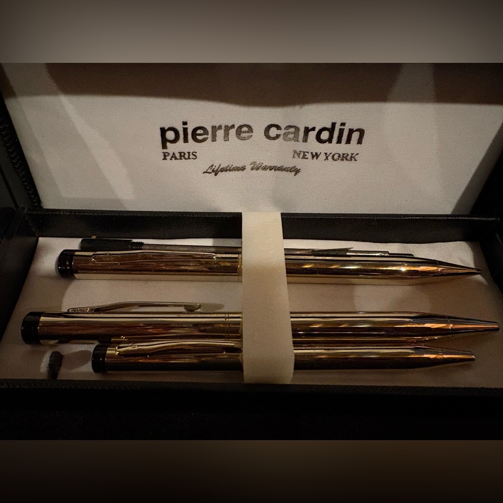 Pierre Cardin Gold Pen and Pencil Set